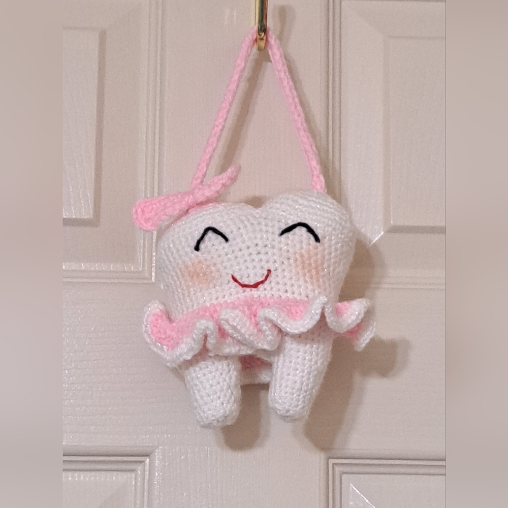 Handmade Tooth Keeper for Tooth Fairy. Request either Shorts or Tutu and color. - Picture 2 of 6